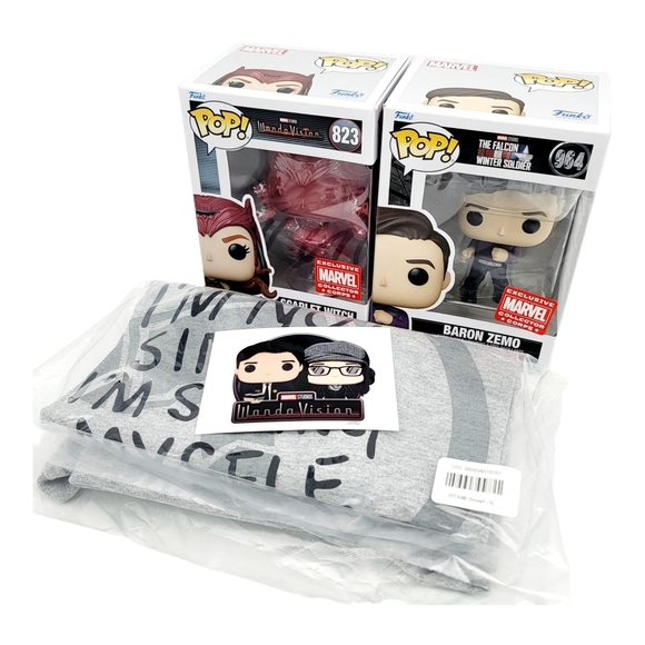 Wanda Vision Scarlet Witch Falcon Winter Soldier Baron Zemo Funko Marvel Corps - Picture 2 of 13